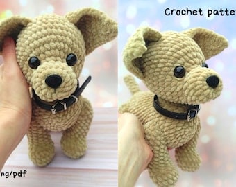 Amigurumi Chihuahua Crochet Pattern: Stuffed Puppy