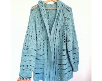 Cadiz Crochet Cardigan Pattern, Sweater & Spring Style