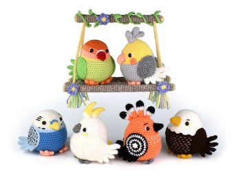 Amigurumi Crochet Pattern: Feathered Friends Edition