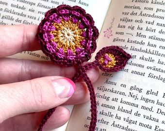 Mijo Crochet Bookflower Bookmark Crochet Pattern