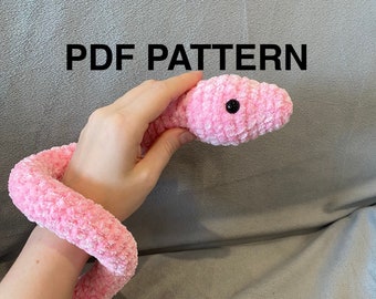 Charming Crochet Pattern for Snake Design