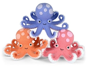 Otto Octopus Amigurumi Crochet Pattern