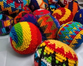 Colorful Tribal Designs Footbag, Hacky Sac Gift