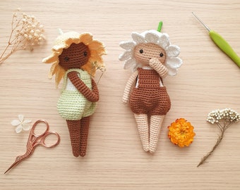 Crochet Pattern: Amigurumi Flower Sprite Critter