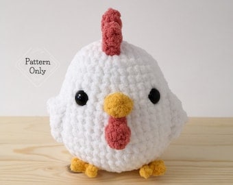 Amigurumi Chicken Crochet Pattern PDF
