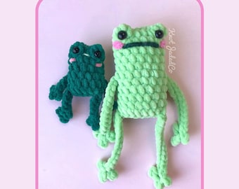 Froggy Duo Crochet Pattern Bundle for Babies