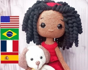 Layla Amigurumi Doll and Puppy Crochet Pattern