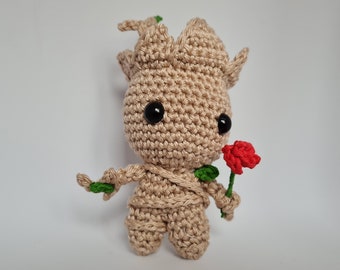 Crochet Pattern for Adorable Baby Groot