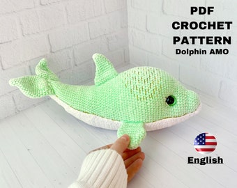Amigurumi Dolphin Crochet Pattern: Sea Creature Toy