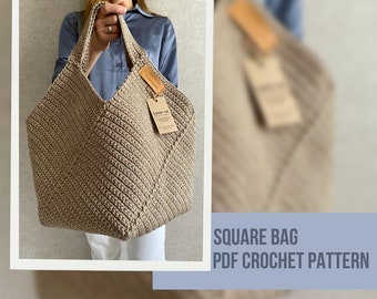 Crochet Pattern: Reusable Tote and Beach Bag