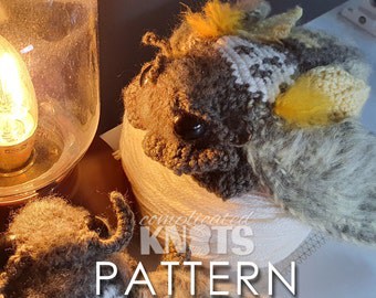 Crochet Pattern for Deaths-head Hawkmoth Design