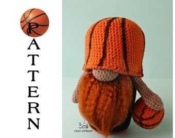 Amigurumi Basketball Gnome Crochet Pattern