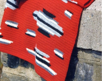 Easy Native American Crochet Blanket Pattern