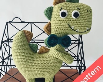 Harry the Dino: Amigurumi T-Rex Crochet Pattern