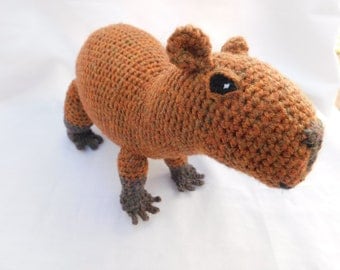 Capi the Capybara Crochet Toy Pattern PDF