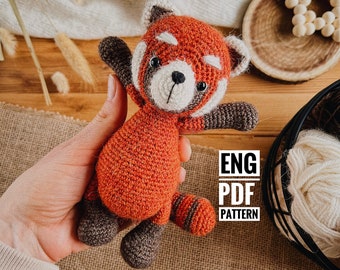 Adorable Red Panda Amigurumi Crochet Pattern