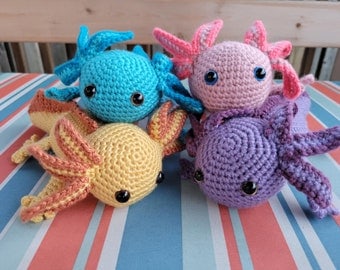 Amigurumi Axolotl Crochet Pattern PDF