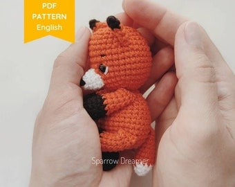 Tiny Fox Amigurumi Pattern: Mini Forest PDF Tutorial