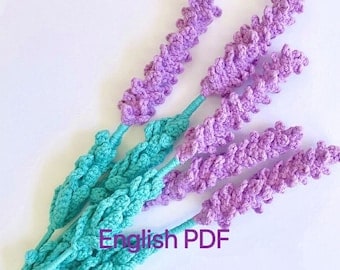 Beginner-Friendly Lavender Crochet Flower Bouquet Pattern