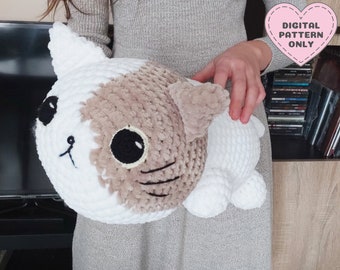 Chubby Kitty Crochet Pattern: Kawaii Amigurumi DIY