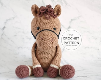 Amigurumi Horse Crochet Pattern: Plush Farm Animal