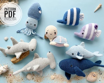 Amigurumi Crochet Sea Animals Pattern Collection
