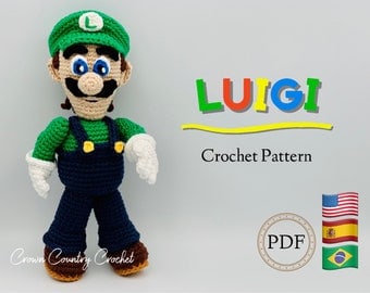 Luigi Doll Crochet Pattern: Nostalgic Gamer Amigurumi