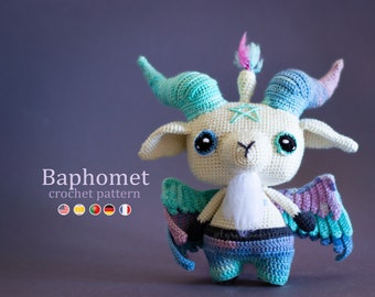 Baphomet Amigurumi Crochet Pattern by Lyra Lune