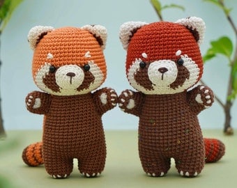 Ron the Red Panda Crochet Pattern