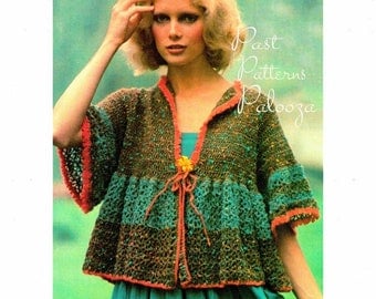 Vintage 70s Victorian Smock Crochet Pattern