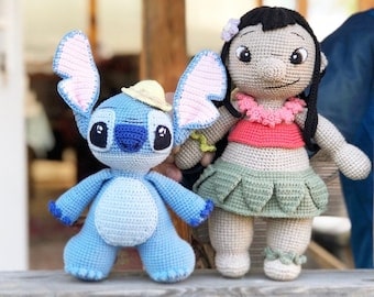 2-in-1 Crochet Pattern: Amigurumi Doll & Monster