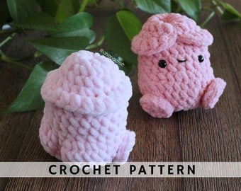 Chubby Amigurumi Crochet Pattern in Two Versions