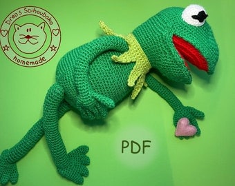 Frog Amigurumi Doll Crochet PDF Pattern