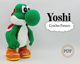 Yoshi Fan Art Toy Crochet Pattern