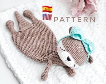 Otter Lovey Crochet Pattern: Baby Security Blanket
