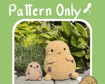 Spud the Baby Potato Crochet Pattern