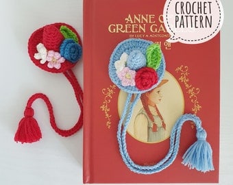 Flower Hat Bookmark Crochet Pattern with Pictorial