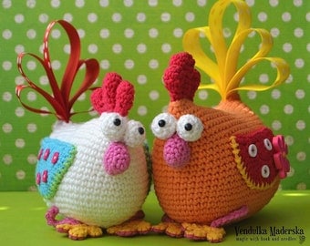 Easter Hen Crochet Pattern by VendulkaM - PDF, DIY, Amigurumi