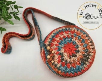 Mystic Modern Crochet Messenger Bag Pattern