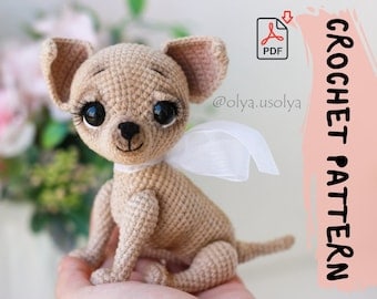 Chi-Chi Puppy Crochet Pattern: Baby Amigurumi Toy
