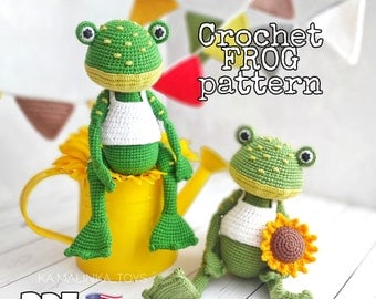 Amigurumi English Crochet Frog Pattern