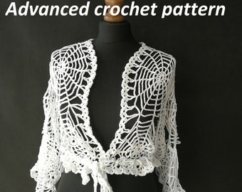 Gothic Spiderweb Crochet Top Pattern for Halloween