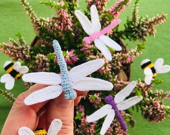 Bumblebee and Dragonfly Crochet Pattern