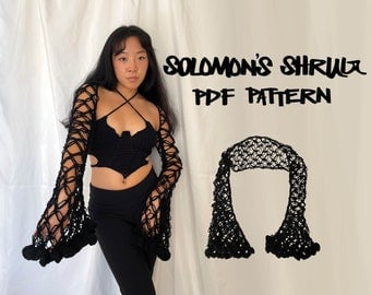Solomon's Shrug: Intricate Crochet Pattern PDF