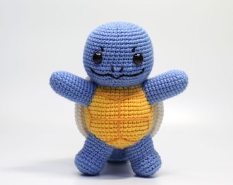 Handmade Squirtle Crochet Pattern PDF in English