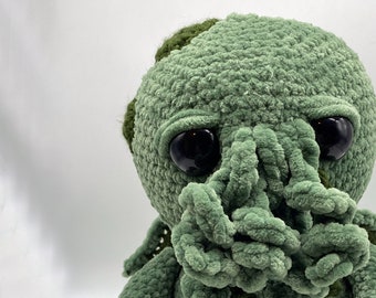 Croched Chunky Baby Cthulhu Pattern