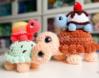 Tessa the Tiny Tortoise Crochet Pattern