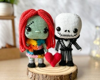 Jack & Sally Nightmare Christmas Crochet Pattern