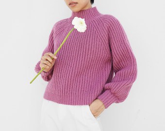 Easy Modern Crochet Raglan Sweater Pattern