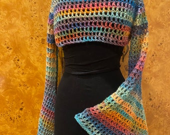 Off the Grid Crochet Mesh Sweater Pattern
